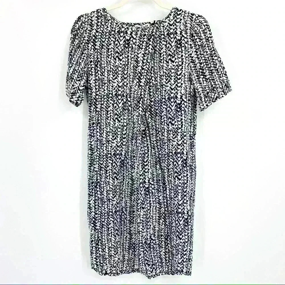 Whistles Speckle Navy Blue/White Dress with Side‎ Pockets Size 6
